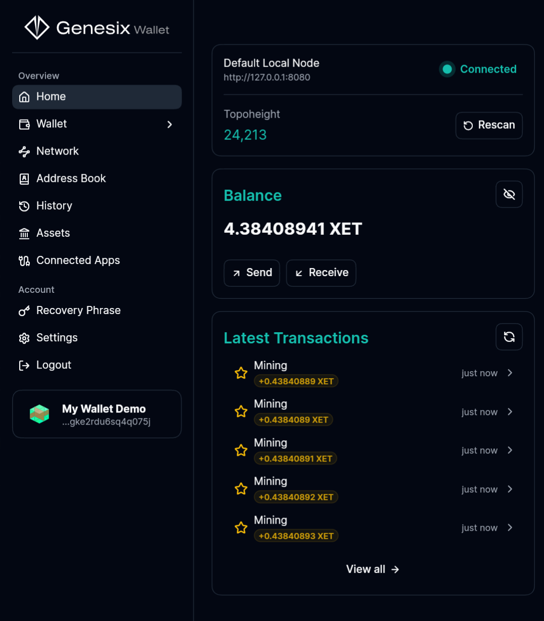Web wallet